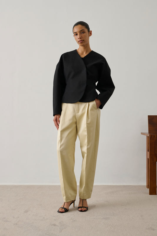 Pantalon Graham - Crème - Coton - Femme