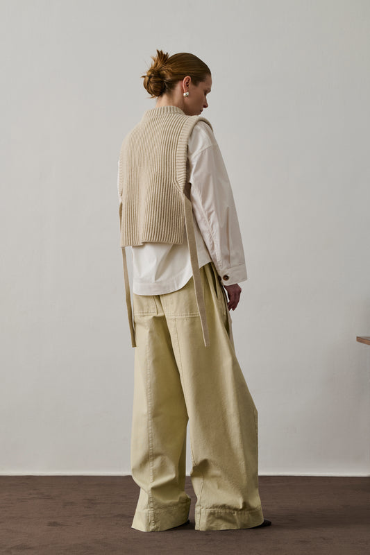 Pull Firmus - Écru Chiné - Laine - Femme