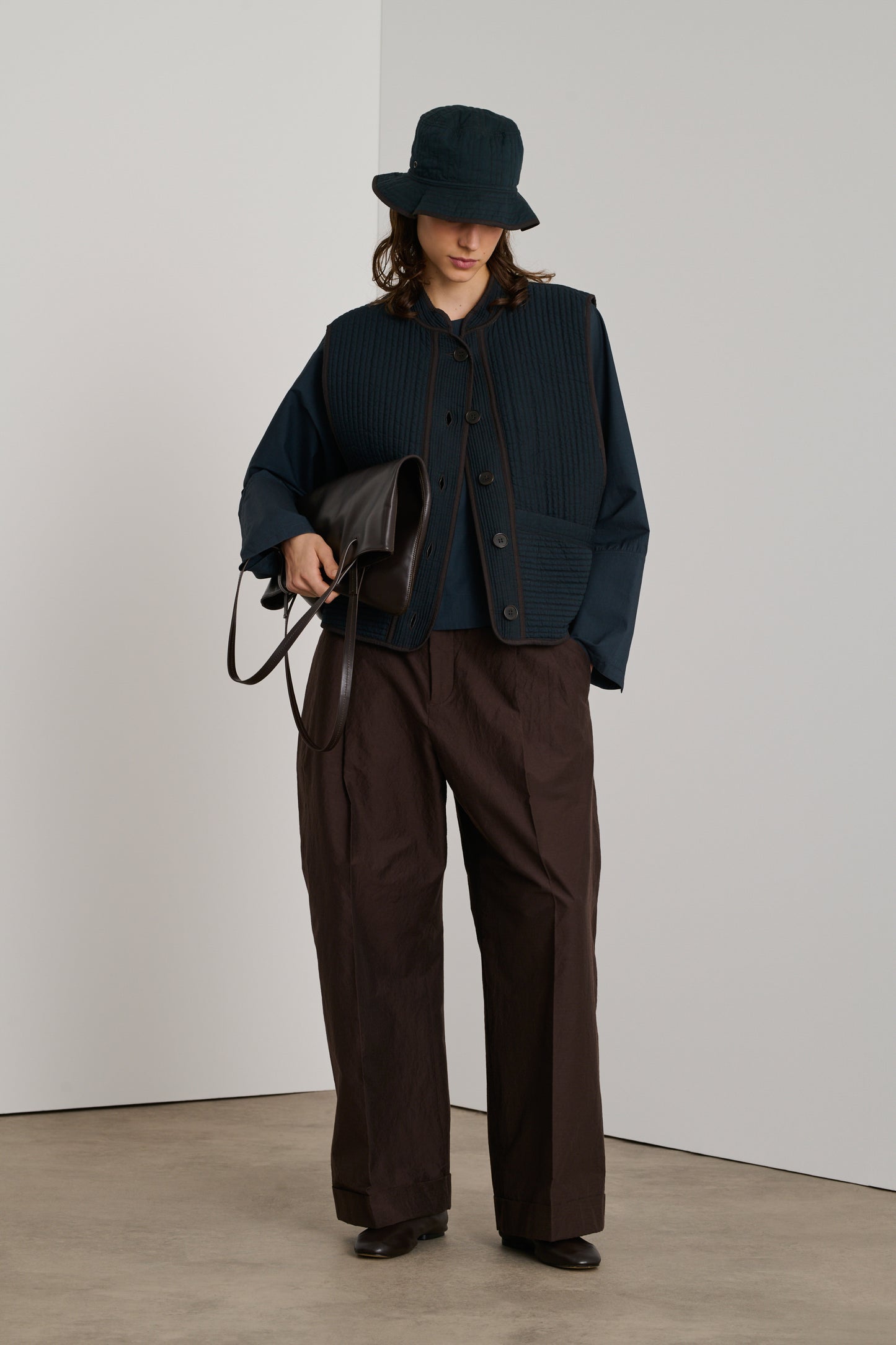 Chapeau Dagger - Ardoise Foncée - Coton - Femme