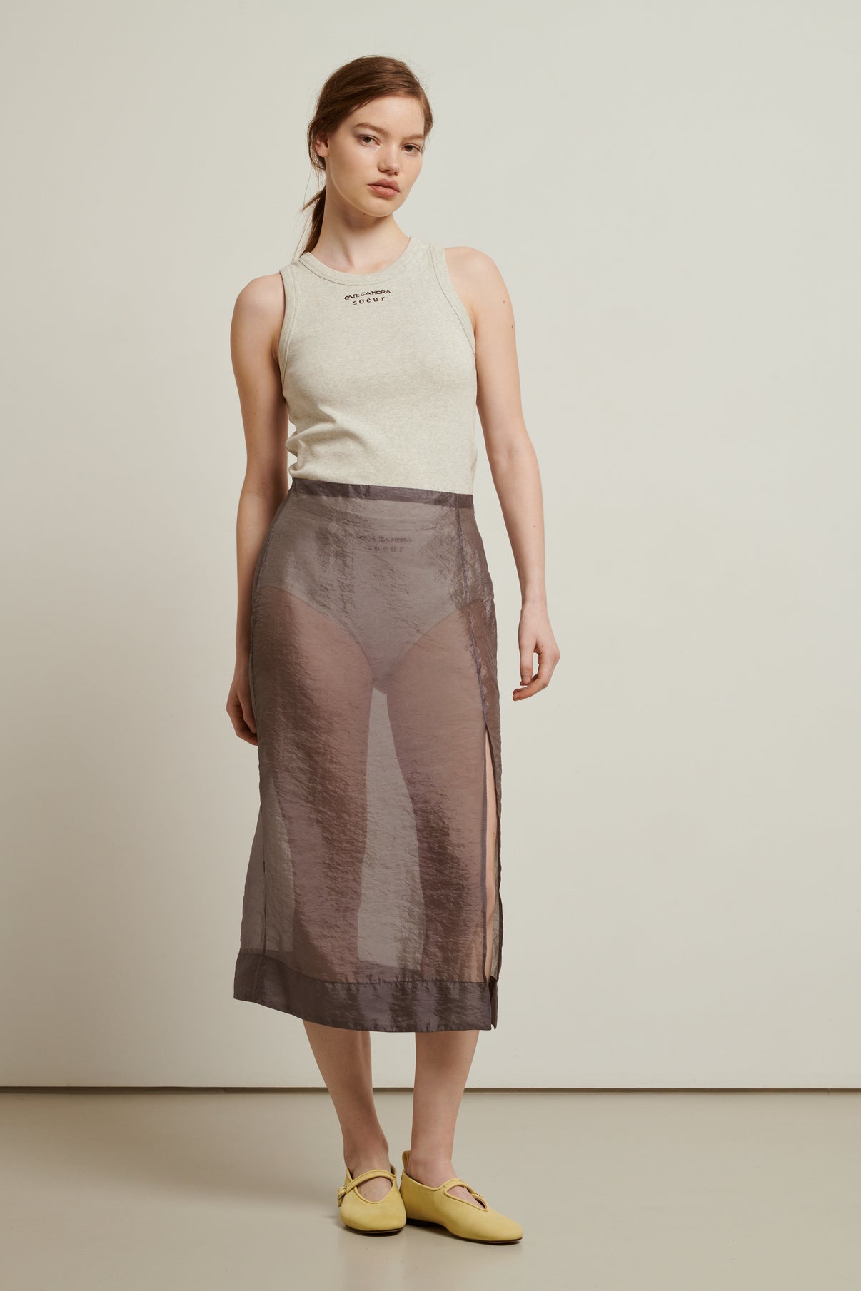 ROXANA NAVY SKIRT vue 3