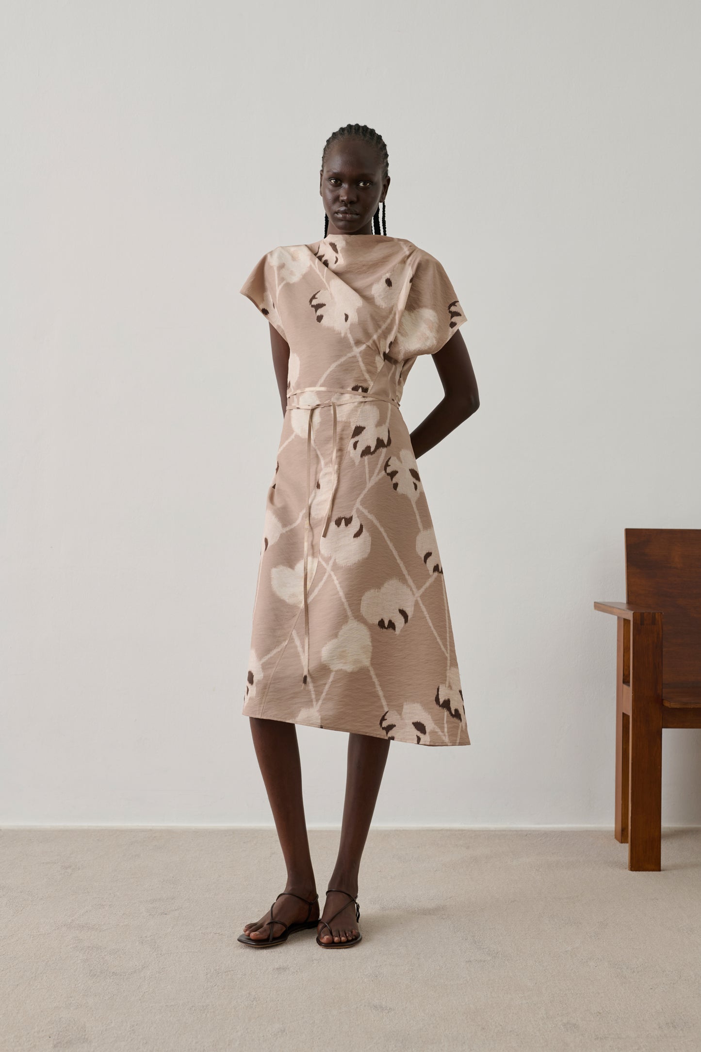 Robe Felicie - Beige - Soie - Femme