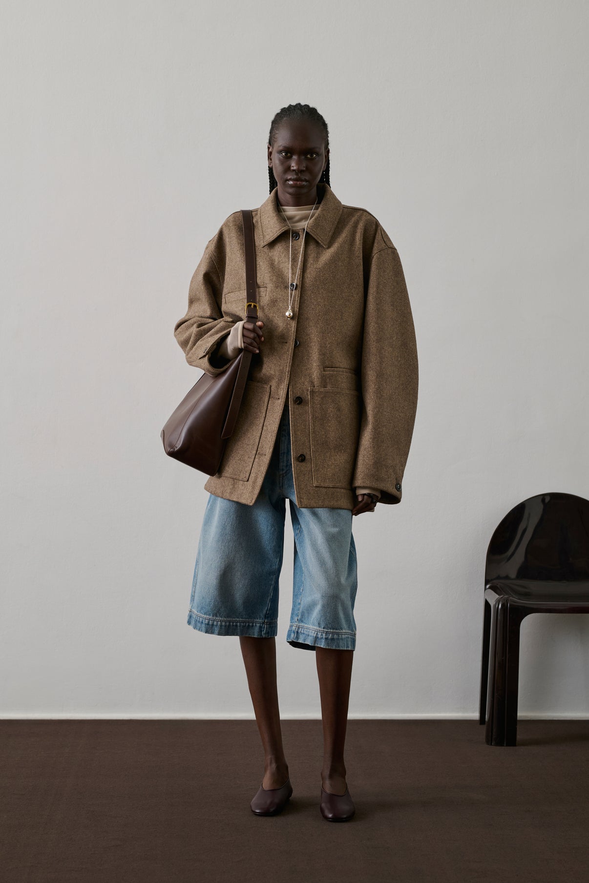Bermuda Francis - Denim Bleu Délavé - Coton - Femme vue 4