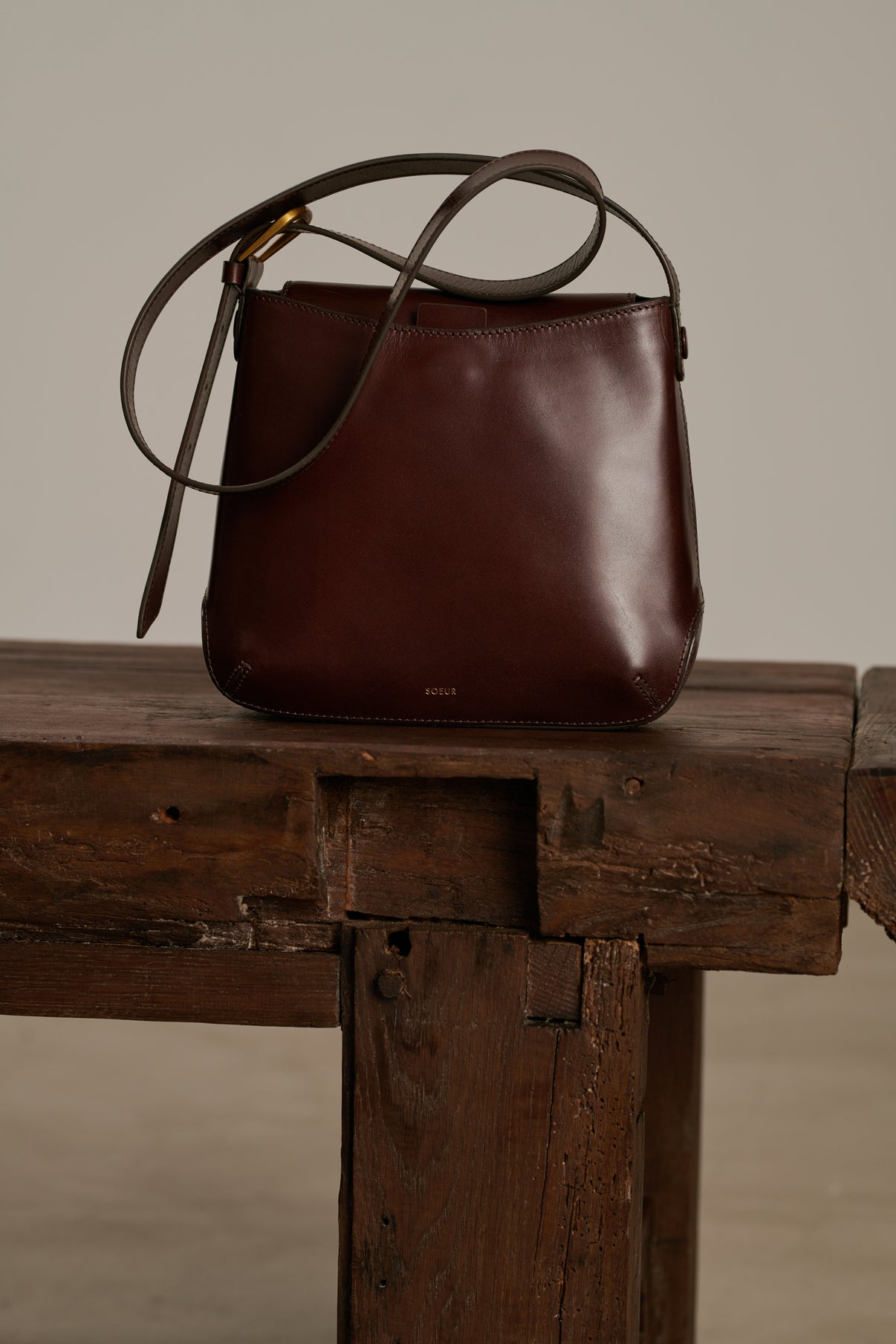 Sac Bora - Marron - Cuir - Femme vue 7