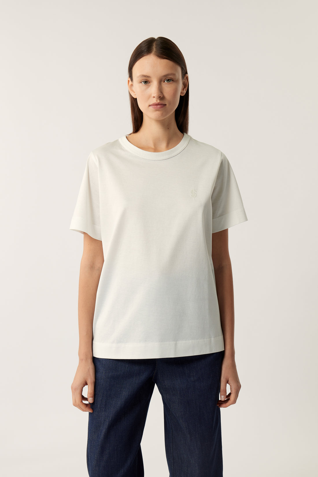 Tee-Shirt Basic - Blanc - Coton - Femme