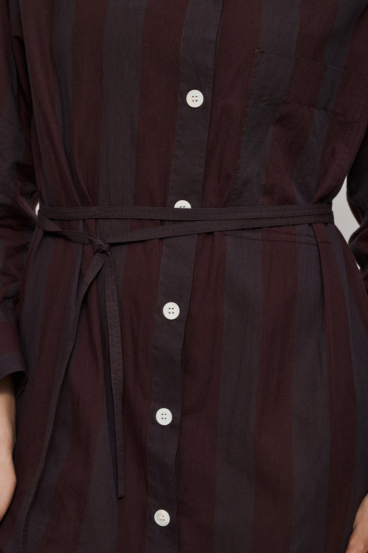 IL BURGUNDY VESTITO DRESS